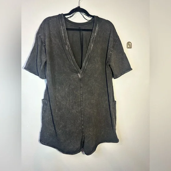 Free People Movement Hot Shot Tee Romper - Picture 2 of 4